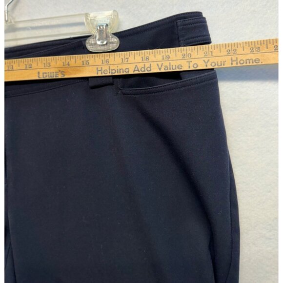 Lane Bryant Dress Casual Loose Fit Wide Stretch Leg Pants Navy Blue Size 4 - Picture 3 of 10